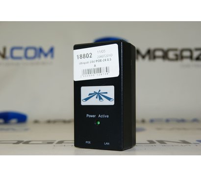 Зображення 3 PoE адаптер Ubiquiti 24V POE-24 0.5A до 100 метрів
