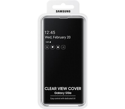 Изображение 5 Чехол Samsung Clear View Cover для Samsung Galaxy S10e SM-G970 Black - EF-ZG970CBEGRU