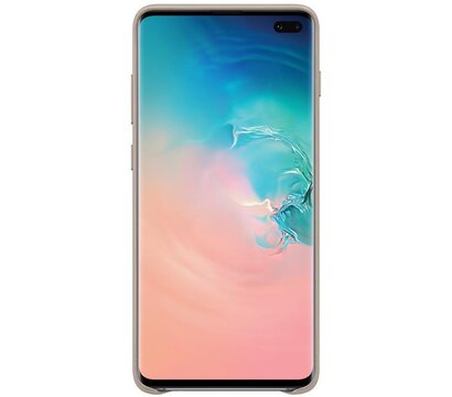 Изображение 2 Чехол Samsung Leather Cover для Samsung Galaxy S10+ SM-G975 Gray - EF-VG975LJEGRU