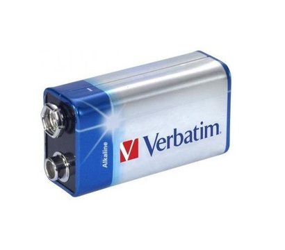 Зображення 2 Батарейка Verbatim Alkaline Krona/6LR61 9V BL 1шт