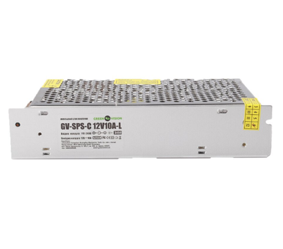Изображение 12 Блок питания GreenVision GV-SPS-C 12V10A-L (120W) на 12V DC, Ток (А): 10 А