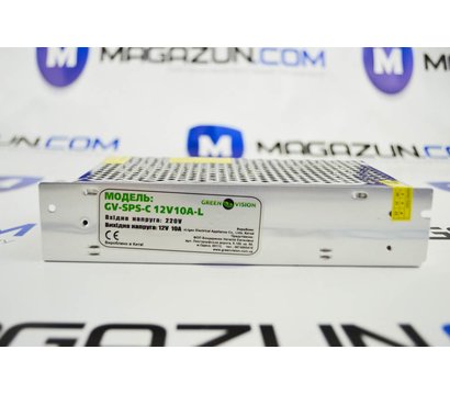 Изображение 6 Блок питания GreenVision GV-SPS-C 12V10A-L (120W) на 12V DC, Ток (А): 10 А