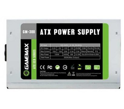 Зображення 2 Блок живлення GameMax ATX-300 300W