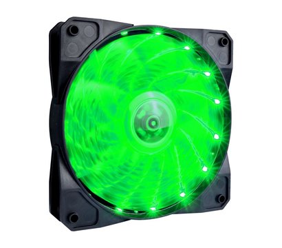 Изображение 2 Охлаждение для корпуса 1stPlayer A1-15LED Green bulk