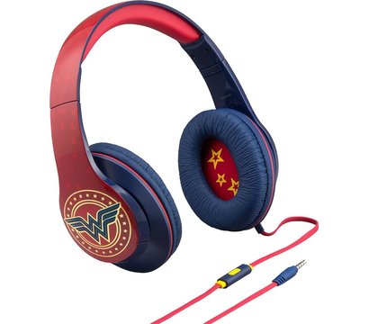 Зображення 2 Навушники eKids iHome Warner Bros Wonder Woman Mic — RI-M40WW.FXV7 вбудований в кабель
