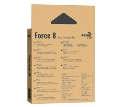 Зображення 6 Охолодження для корпусу Aerocool Force 8 Black Molex