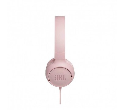 Зображення 2 Навушники JBL T500 Pink — JBLT500PIK вбудований в кабель