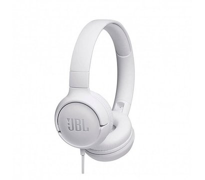 Зображення 2 Навушники JBL T500 White — JBLT500WHT для плеєра