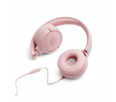 Зображення 3 Навушники JBL T500 Pink — JBLT500PIK вбудований в кабель
