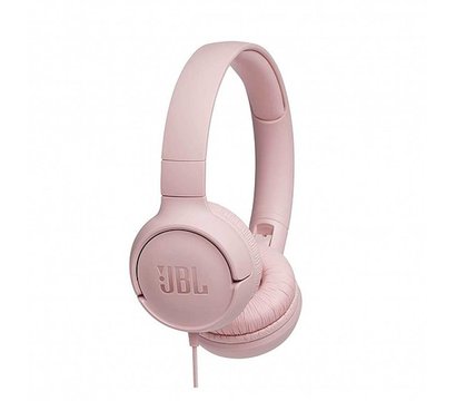 Зображення 6 Навушники JBL T500 Pink — JBLT500PIK вбудований в кабель