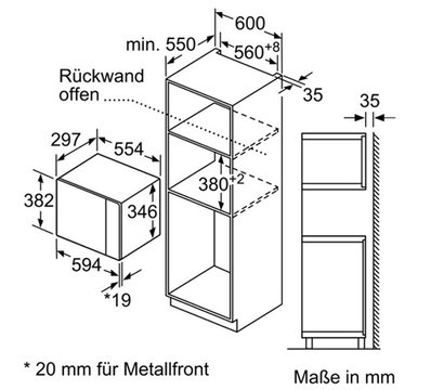 Изображение 3 Микроволновая печь Bosch BFL524MS0