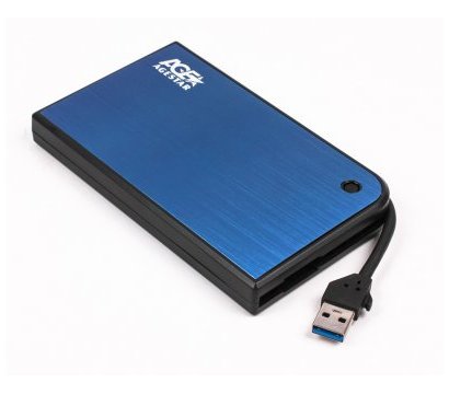 Зображення 2 Зовнішня кишеня AgeStar 3UB2A14 Blue