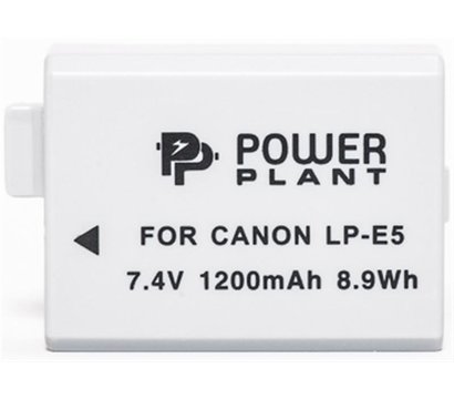 Изображение 2 Аккумулятор PowerPlant 1200mAh для Canon LP-E5 - DV00DV1225