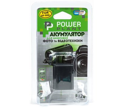 Зображення 3 Акумулятор PowerPlant 900mAh для Canon BP-808 Chip - DV00DV1260