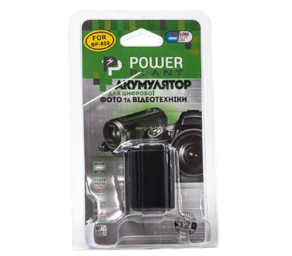 Зображення 3 Акумулятор PowerPlant 1960mAh для Canon BP-820 Chip - DV00DV1371
