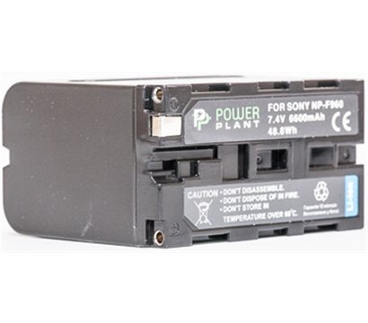 Зображення 2 Акумулятор PowerPlant 6600mAh для Sony LED NP-F960 - DV00DV1367