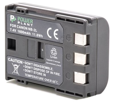 Зображення 2 Акумулятор PowerPlant 1600mAh для Canon NB-2LH, NB-2L - DV00DV1059
