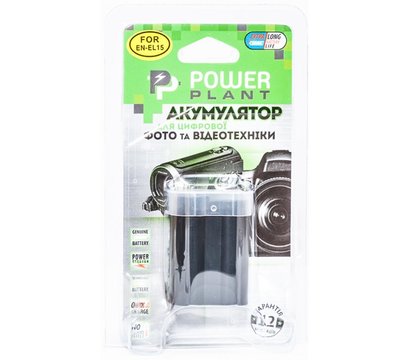 Зображення 3 Акумулятор PowerPlant 1900mAh для Nikon EN-EL15 - DV00DV1309