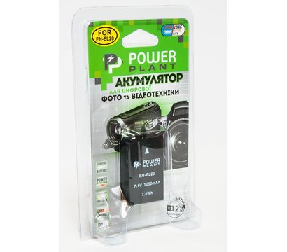 Зображення 3 Акумулятор PowerPlant 1050mAh для Nikon EN-EL20 - DV00DV1306