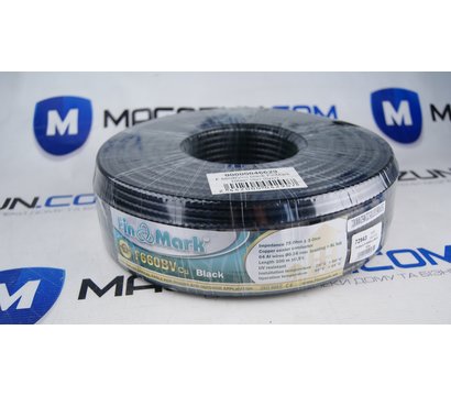 Зображення 2 Коаксіальний кабель FinMark F 660BVcu Black 100m, Метрів в бухті: 100м.