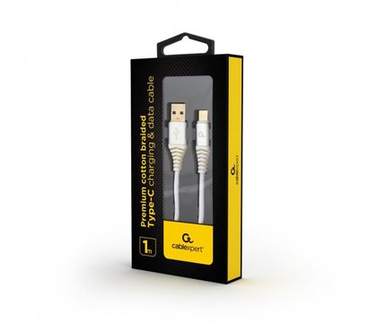 Изображение 2 Кабель Cablexpert USB 2.0 A - USB, 1м, white — CC-USB2B-AMCM-1M-BW2