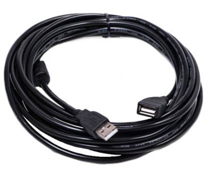 Изображение 2 Кабель PowerPlant USB2.0(AF)-USB2.0(AM), 3м, One ferrite, black — KD00AS1211