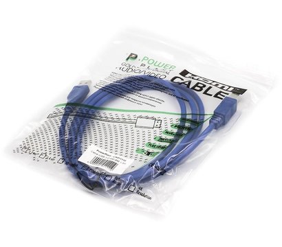 Зображення 2 Кабель PowerPlant USB 3.0 AM - BM, 1.5м, blue — CA911110