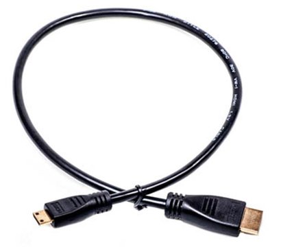 Изображение 2 Кабель мультимедийный PowerPlant miniHDMI-HDMI v1.3, 0.5м, black — KD00AS1192