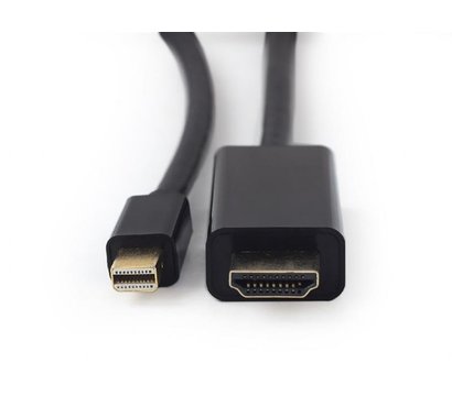 Зображення 3 Кабель мультимедійний Cablexpert miniDisplayport - HDMI, 1.8м, black — CC-mDP-HDMI-6