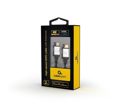 Изображение 3 Кабель мультимедийный Cablexpert HDMI - HDMI v.2.0, 2м — CCB-HDMIL-2M