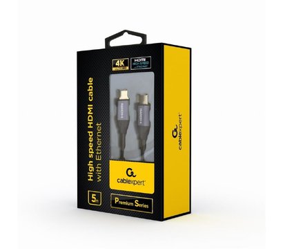Зображення 3 Кабель мультимедійний Cablexpert HDMI - HDMI v.2.0, 5м — CCBP-HDMI-5M
