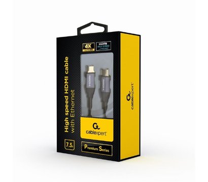 Изображение 3 Кабель мультимедийный Cablexpert HDMI - HDMI v.2.0, 7.5м — CCBP-HDMI-7.5M