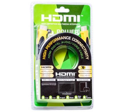 Зображення 3 Кабель мультимедійний PowerPlant HDMI-HDMI v1.3, 1.5м, Nylon, black — KD00AS1195