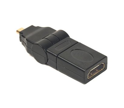 Зображення 2 Перехідник PowerPlant microHDMI(AM)-HDMI(AF), Black - CA910618