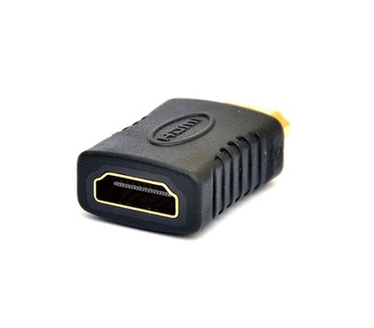 Зображення 2 Адаптер PowerPlant HDMI(AF) - HDMI(AM), Black — CA910540