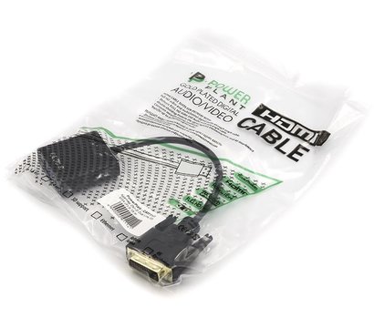 Изображение 2 Адаптер PowerPlant DVI-D Dual Link (M) - VGA (F), 0.15м, Black — CA911141