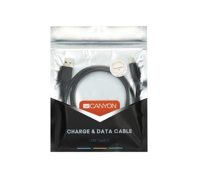 Изображение 3 Кабель Canyon USB - USB Type-C 1.8м, black — CNE-USBC2B