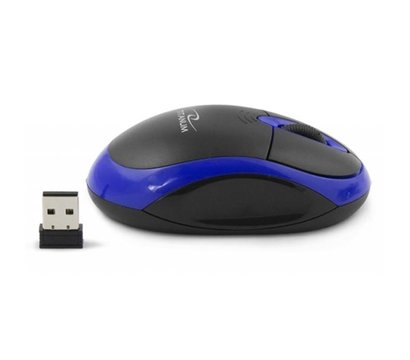 Зображення 2 Миша Esperanza Titanum TM116B USB Black-Blue