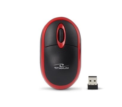 Изображение 2 Мышь Esperanza Titanum TM116R USB Black-red