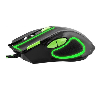 Зображення 2 Миша Esperanza MX401 Hawk USB Black/Green — EGM401KG