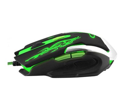 Изображение 2 Мышь Esperanza MX405 Cyborg USB Black/Green — EGM405