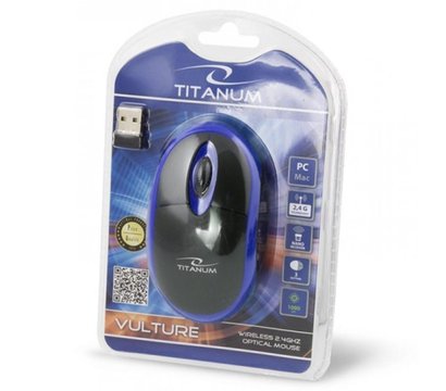 Зображення 3 Миша Esperanza Titanum TM116B USB Black-Blue
