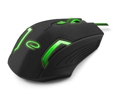 Изображение 3 Мышь Esperanza EGM205G Fighter USB Black/Green