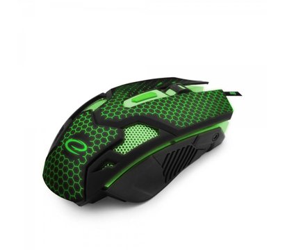 Изображение 3 Мышь Esperanza EGM207G Cobra USB Black/Green