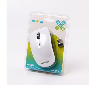 Изображение 4 Мышь Maxxter Mr-333-W USB White