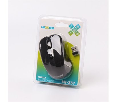 Изображение 4 Мышь Maxxter Mr-337 USB Black