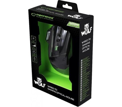 Зображення 4 Миша Esperanza EGM201G Wolf USB Black/Green