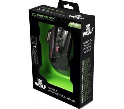 Изображение 4 Мышь Esperanza EGM201R Wolf USB Black/Red