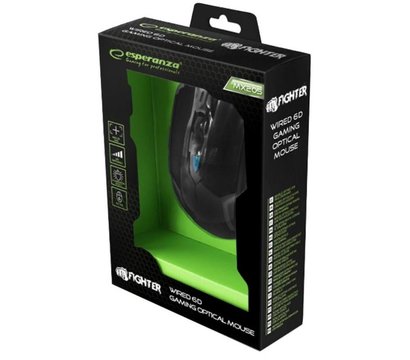 Изображение 4 Мышь Esperanza EGM205B Fighter USB Black/Blue