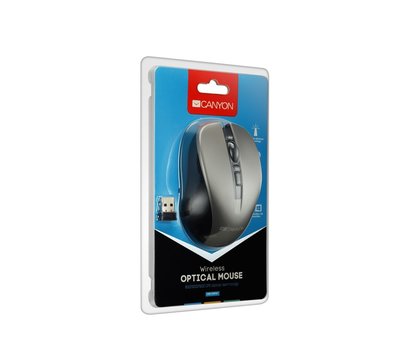 Зображення 3 Миша Canyon CNE-CMSW1G USB Grey